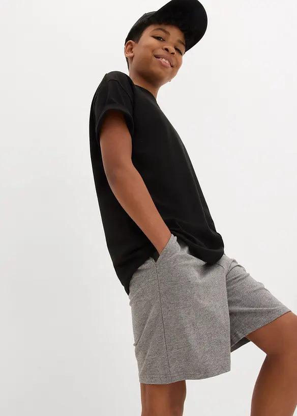 Lichte jersey short (set van 2), bonprix