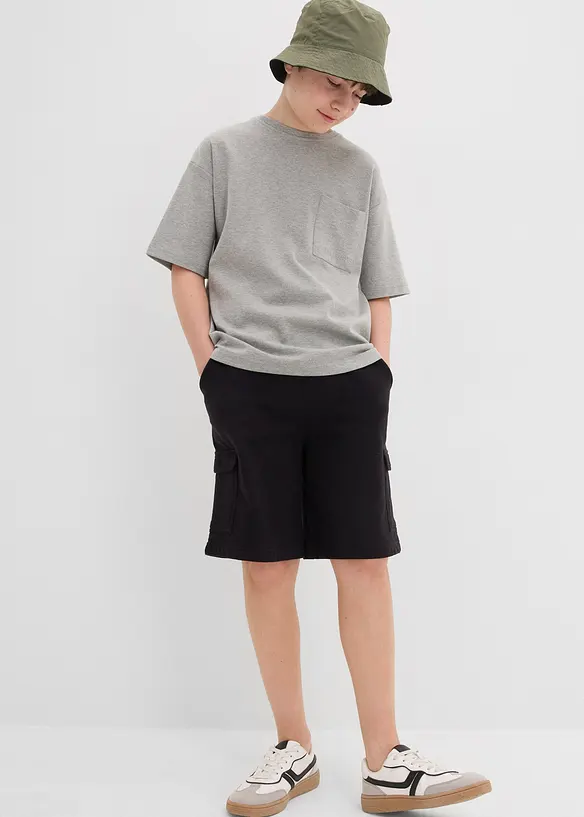 Overseized T-shirt met zwaar biologisch katoen, bonprix