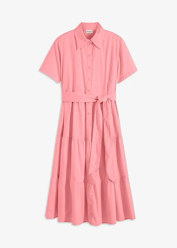 Jurk van elastische katoenmix, bonprix