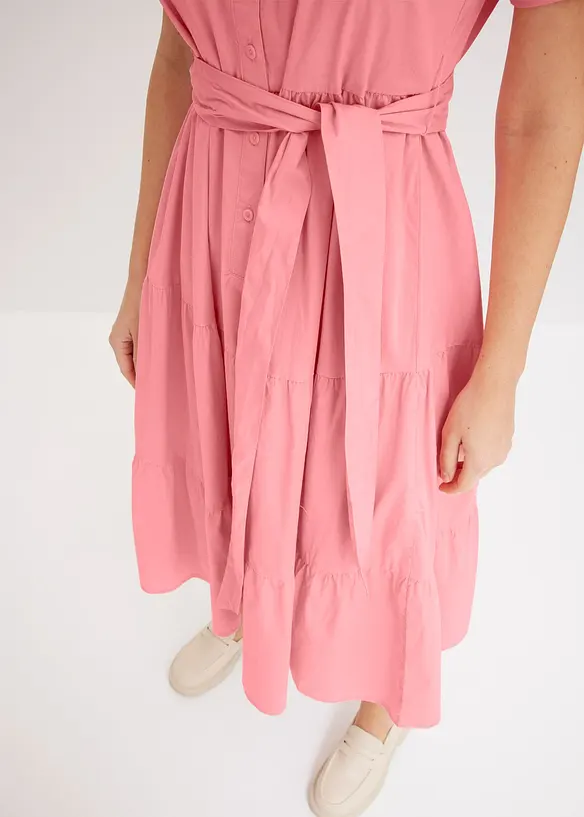 Jurk van elastische katoenmix, bonprix