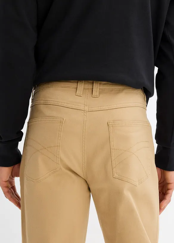 Classic fit stretch broek, straight, bonprix