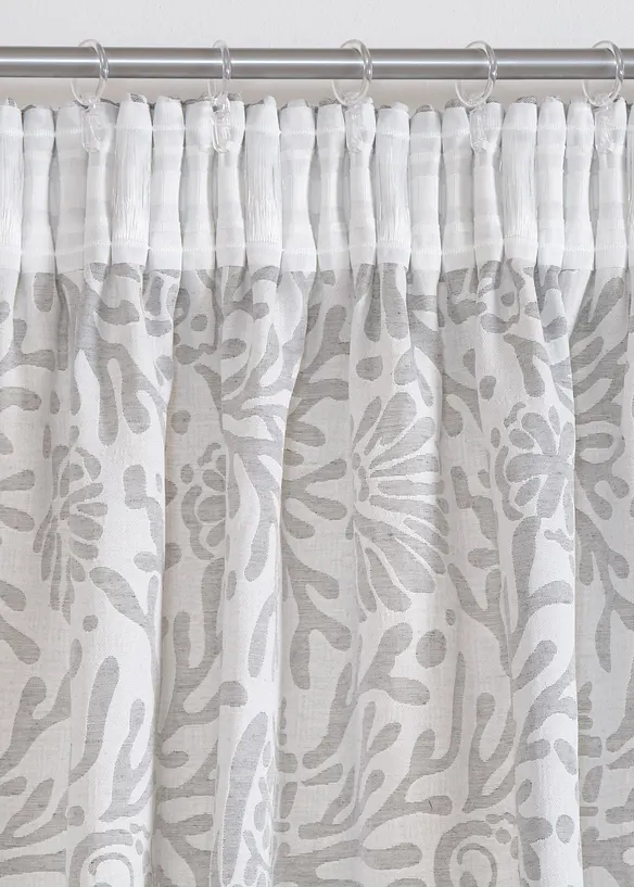 Jacquard gordijn met motief (1 stuk), bonprix