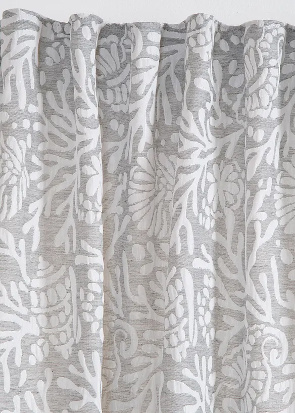Jacquard gordijn met motief (1 stuk), bonprix