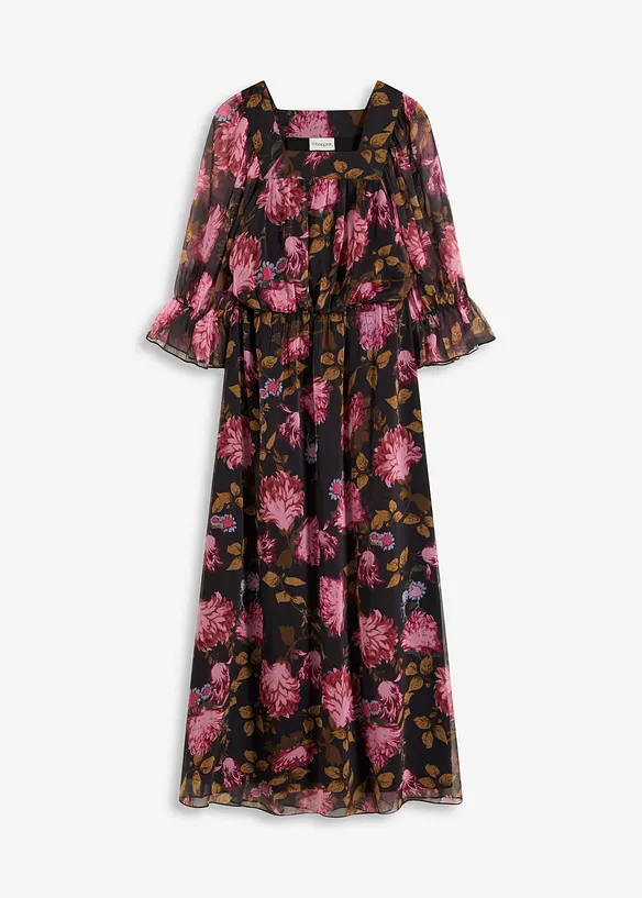 Maxi jurk van chiffon, bonprix