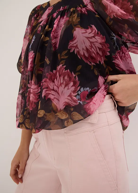 Blouse met ballonzoom, bonprix