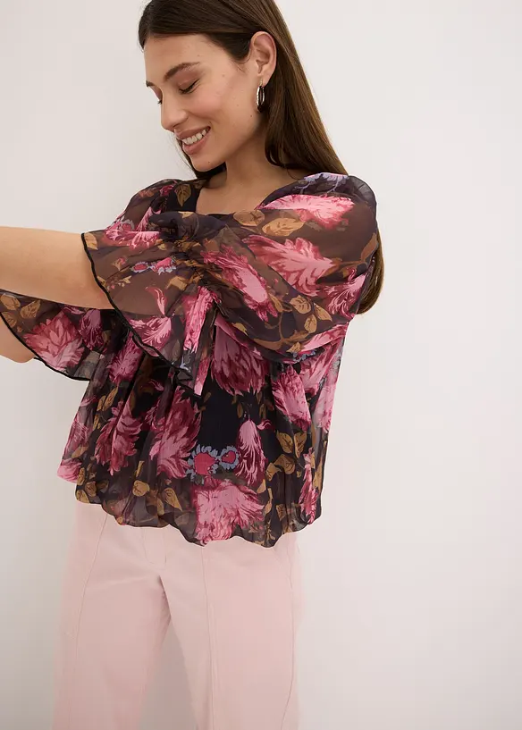 Blouse met ballonzoom, bonprix