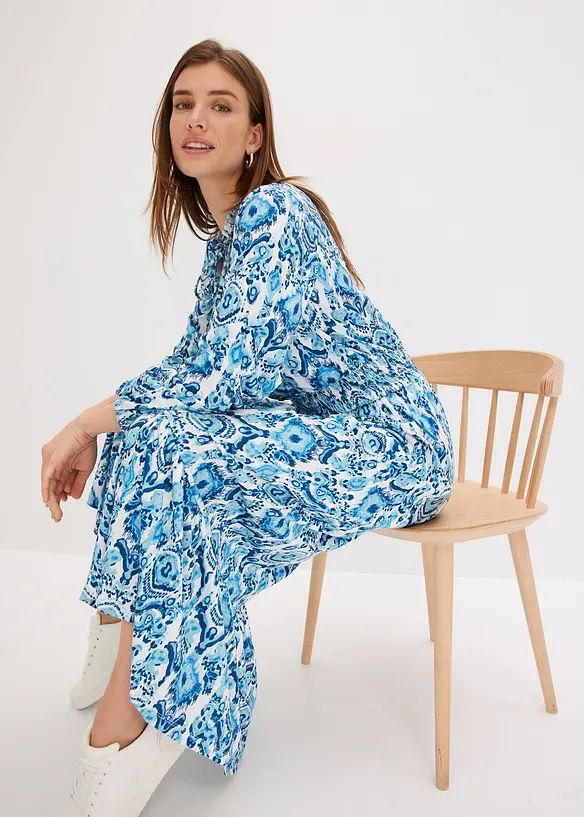 Gedessineerde maxi jurk, bonprix