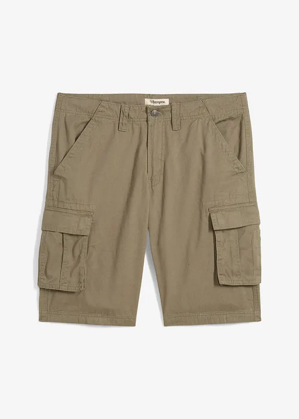 Cargo bermuda van katoen, relaxed fit, bonprix