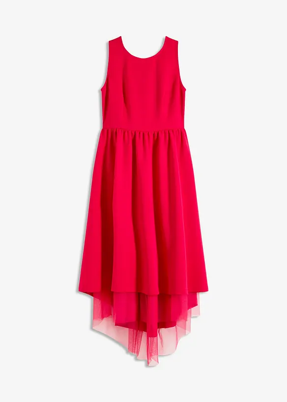 High-low jurk met onderrok van tule, bonprix