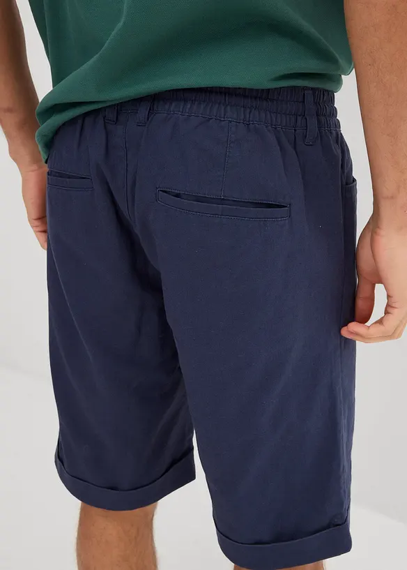 Instap bermuda van linnenmix, regular fit, bonprix