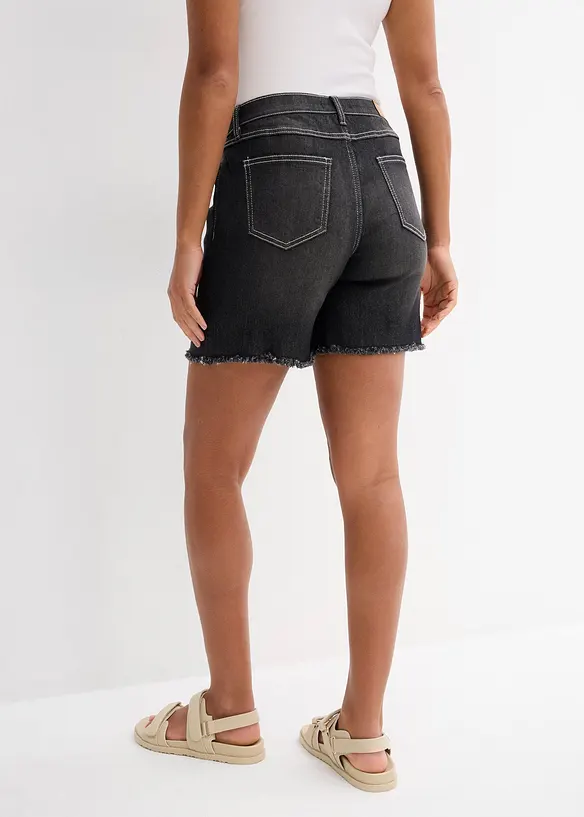 Stretch jeans short, mid waist, bonprix
