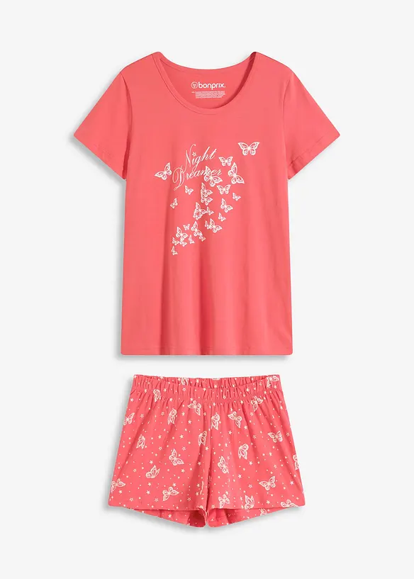 Shortama van katoen (2-dlg. set), bonprix