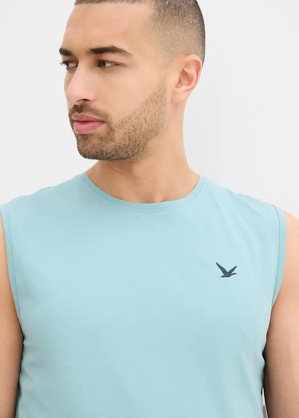 Tanktop (set van 2) van biologisch katoen, bonprix