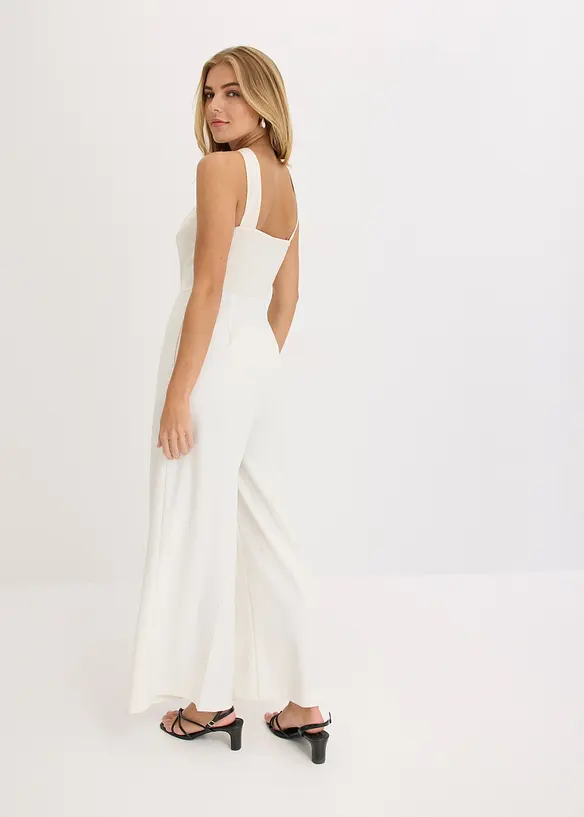 Jumpsuit van soepele satijn, bonprix