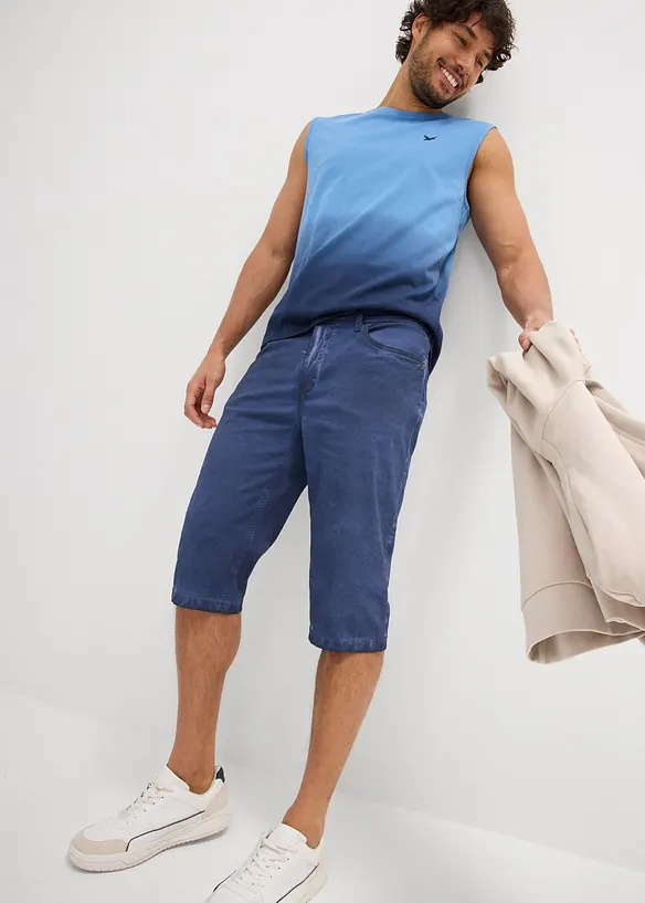 Lange bermuda in washed out look, regular fit, bonprix