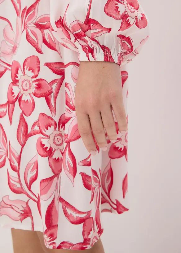 Gedessineerde tuniekjurk van soepele viscose, bonprix