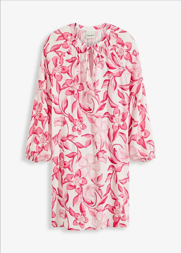 Gedessineerde tuniekjurk van soepele viscose, bonprix