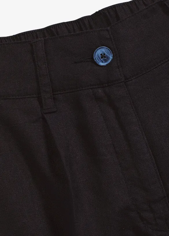 Bermuda met bandplooien, bonprix