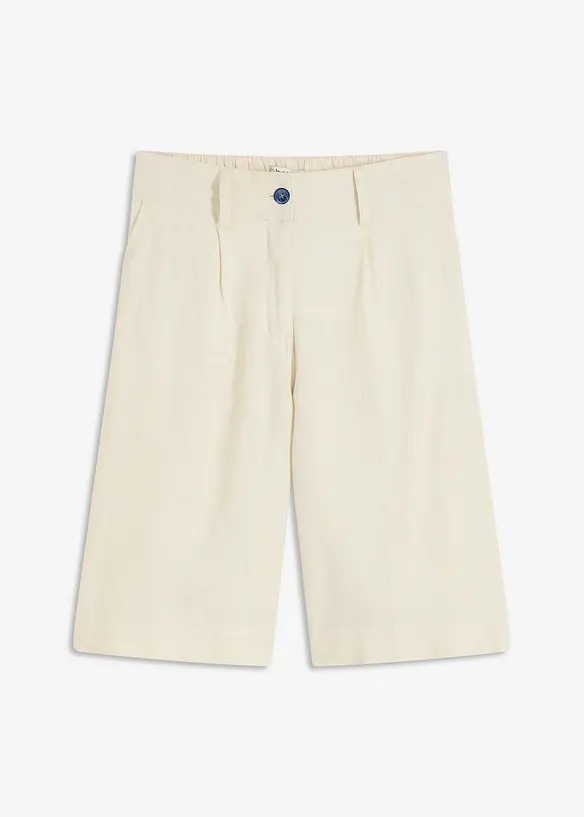 Bermuda met bandplooien, bonprix