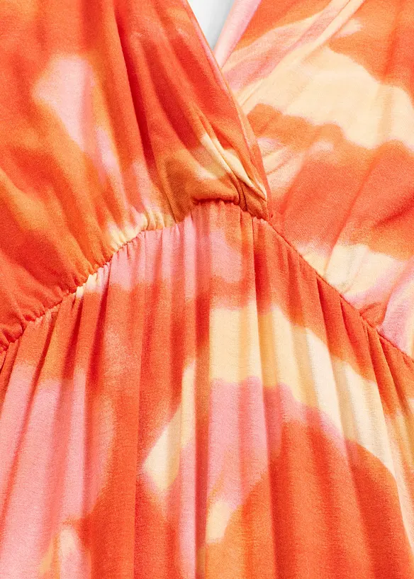 Maxi jurk met batikprint in een zachte viscosemix, bonprix