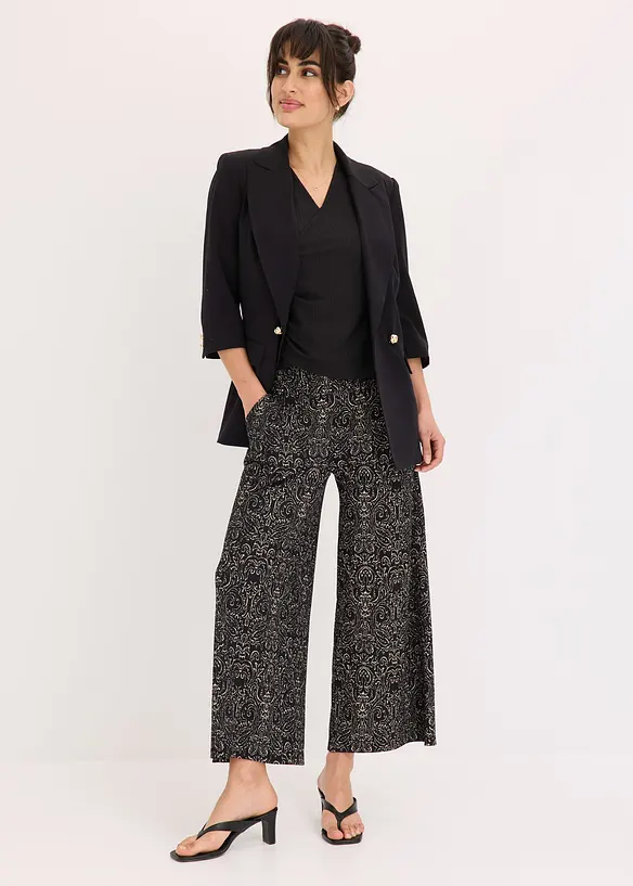 Culotte van jerseycrêpe, bonprix