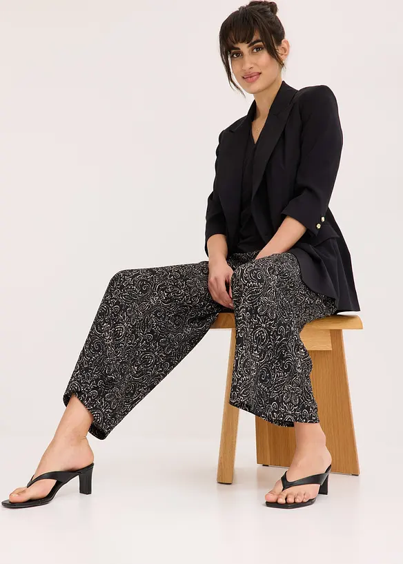 Culotte van jerseycrêpe, bonprix