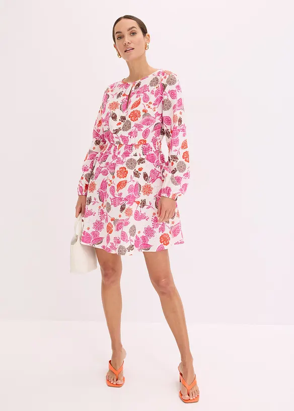 Mini jurk van mousseline, bonprix