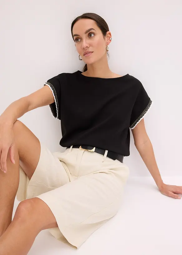 Shirt met versiering, bonprix