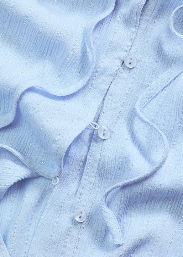Blouse met gemetalliseerde strepen, bonprix