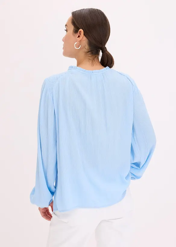 Blouse met gemetalliseerde strepen, bonprix