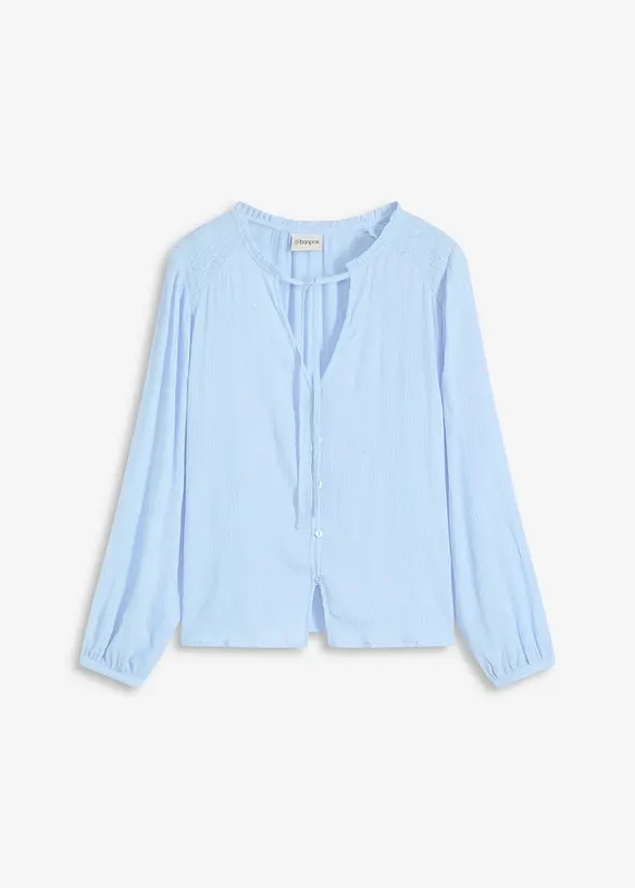 Blouse met gemetalliseerde strepen, bonprix