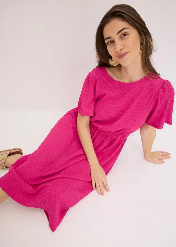 Jersey jurk van luchtige crêpe, bonprix