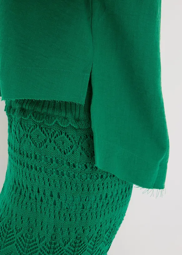 Oversized overhemdblouse, bonprix