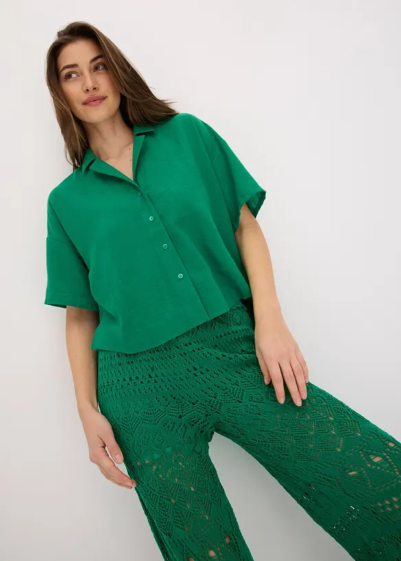Oversized overhemdblouse, bonprix