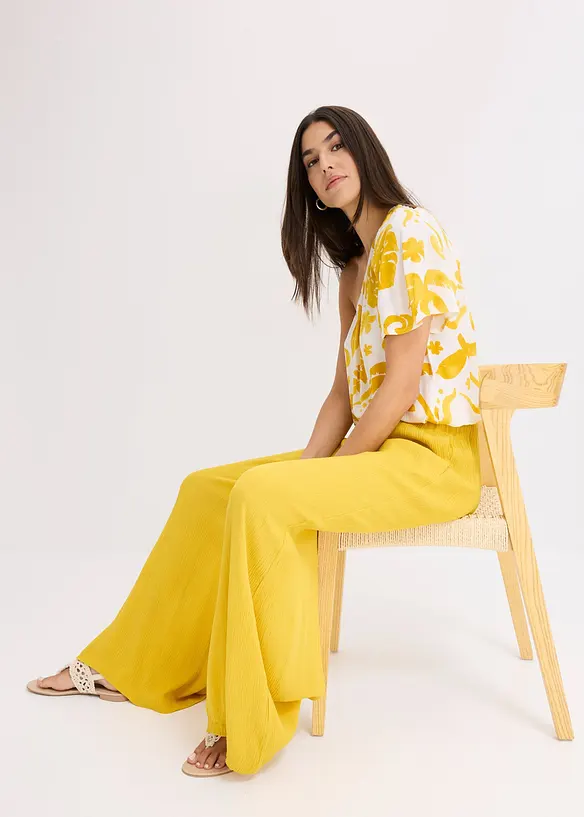 Instapbroek van soepele viscose, bonprix