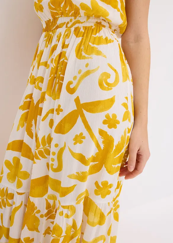 One shoulder jurk van gestructureerde viscose, bonprix