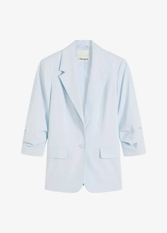 Casual blazer van viscose met 3/4 mouwen, bonprix