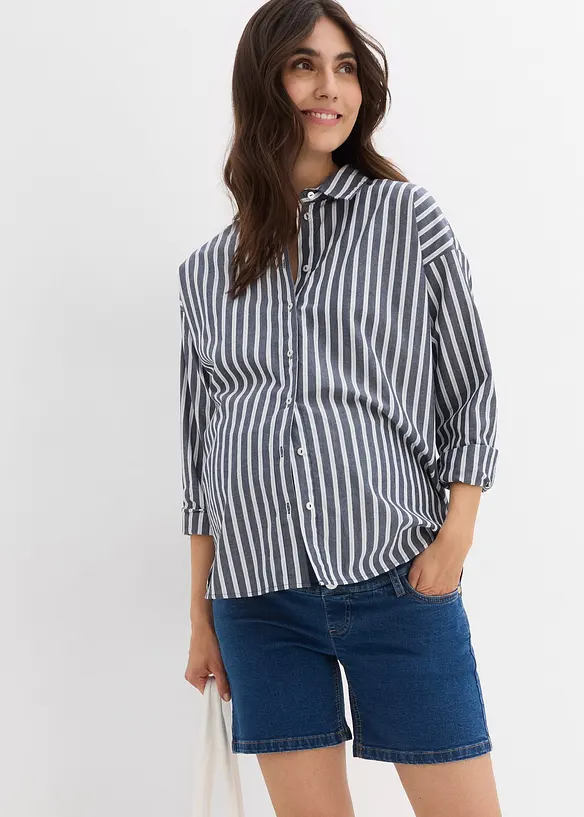 Zwangerschapsshort van stretchkatoen denim, bonprix