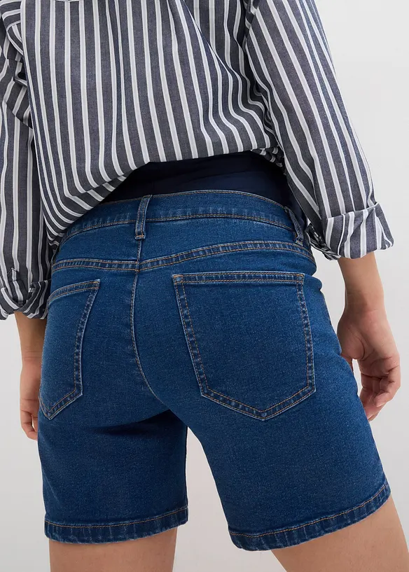 Zwangerschapsshort van stretchkatoen denim, bonprix