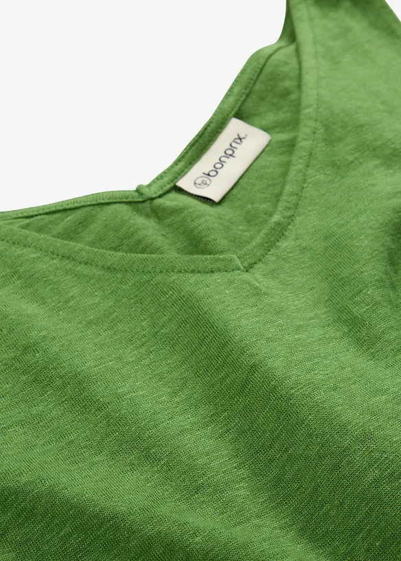 Linnen tanktop, bonprix