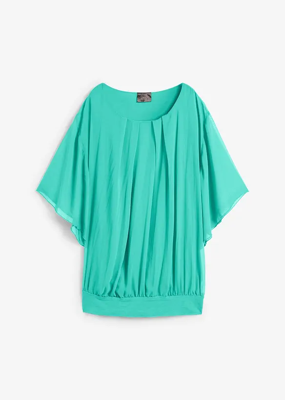 Chiffon blouse met ondershirt, bonprix