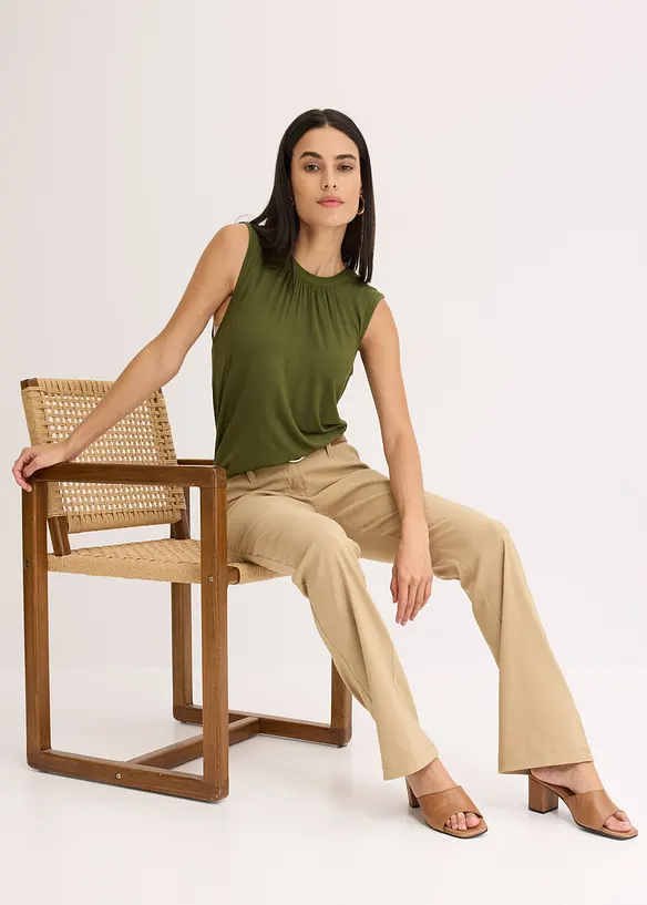Stretch broek, bootcut, bonprix