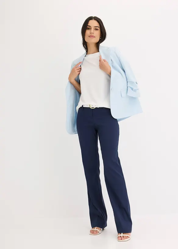Stretch broek, bootcut, bonprix