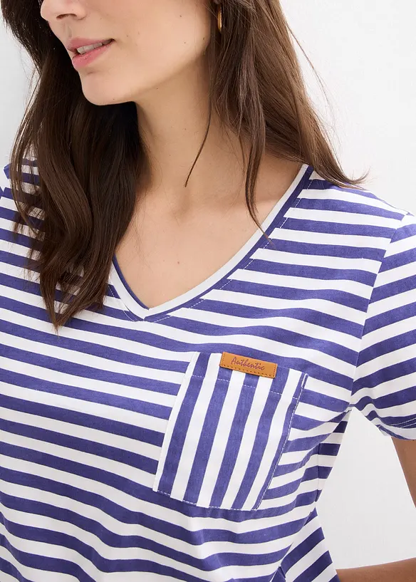 T-shirt, gestreept, bonprix