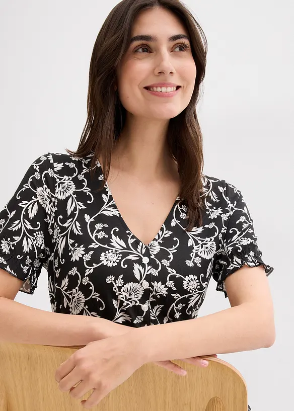 Jersey jurk van soepele viscose, bonprix
