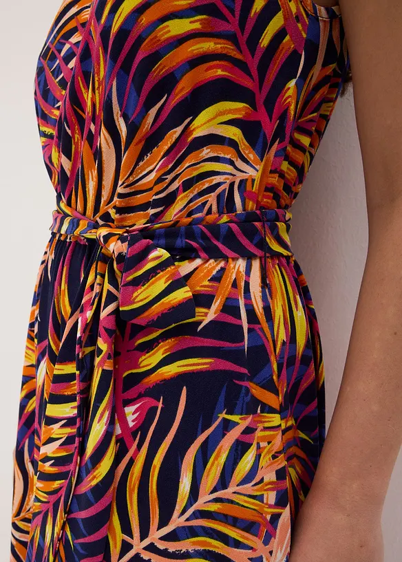 Gedessineerde jersey jurk, bonprix