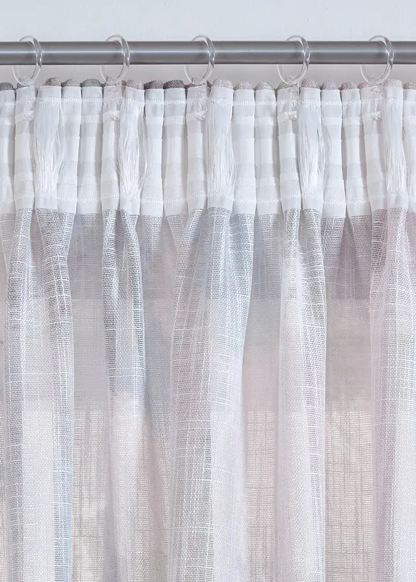 Gordijn van gerecycled polyester met print (1 stuk), bonprix