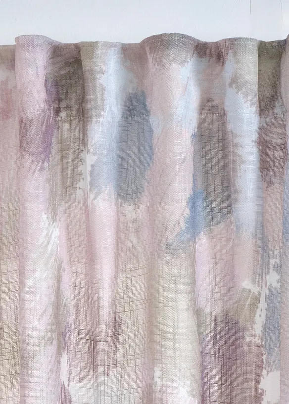 Gordijn van gerecycled polyester met print (1 stuk), bonprix