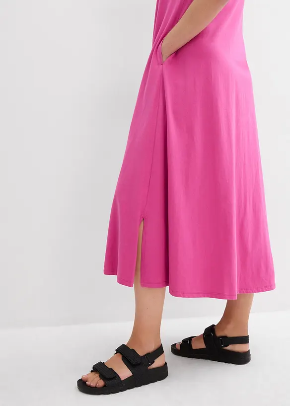Maxi jersey jurk van biologisch katoe, bonprix