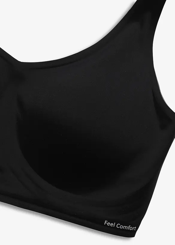 Gewatteerde Feel Comfort lasercut bh zonder beugels, bonprix